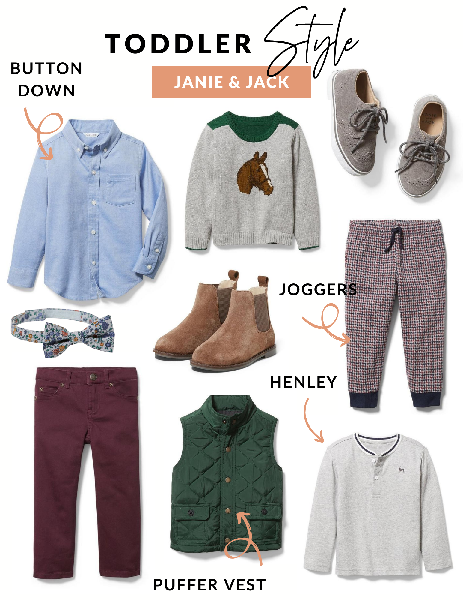 Janie and Jack button down sale set